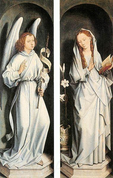Hans Memling Annunciation France oil painting art